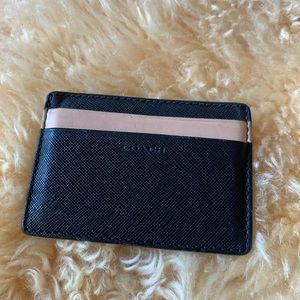 Coach Saffiano Leather Card Holder